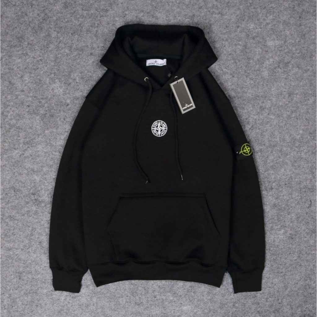 Sweater Hoodie Stone Islands Small Logo FullTag & Label