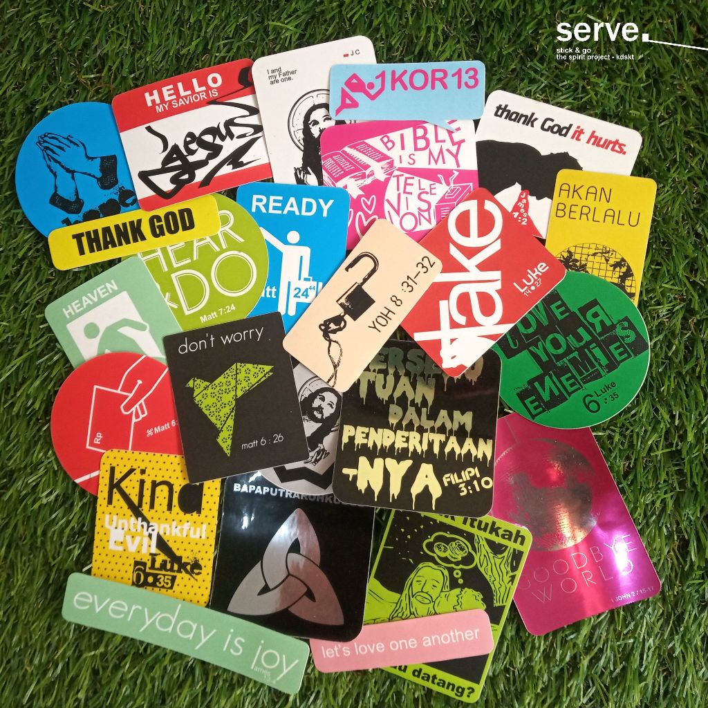 

STICKER STIKER AESTHETIC ESTETIK ROHANI KRISTEN | KUALITAS PREMIUM | LAPTOP, SMARTPHONE, HELM,TUMBLER DLL