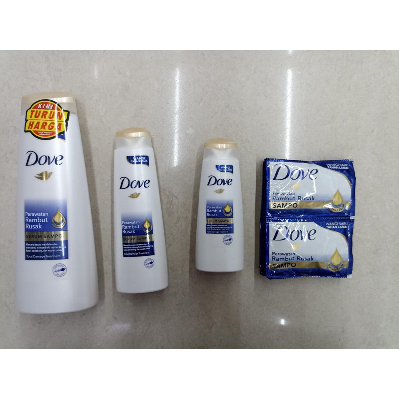 Dove shampoo rambut rusak