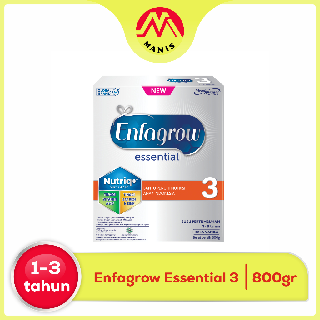 Enfagrow essential 3, Enfagrow essential 4 Vanilla