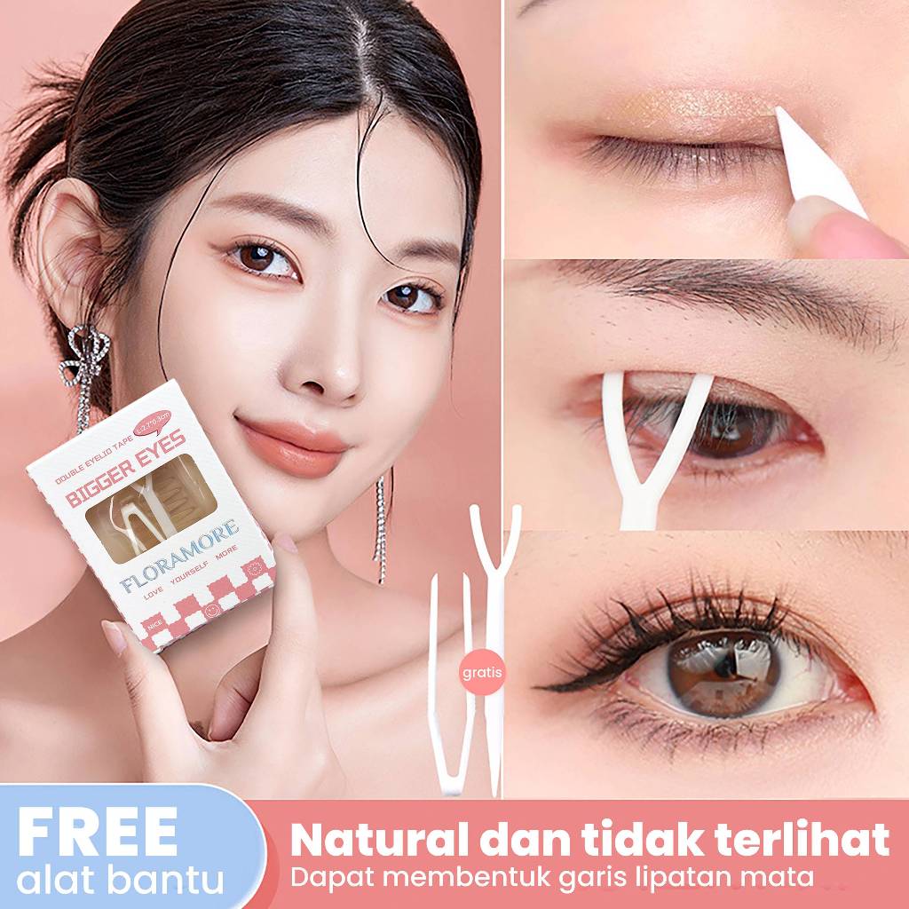 Floramore - Skot Mata Viral Transparan Invisible Double Eyelid Tape Skot Mata 3M Eyelid Tape
