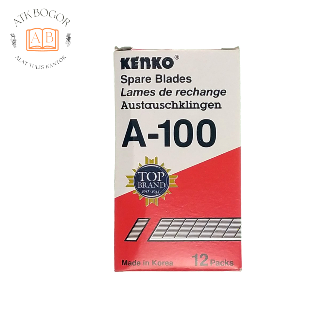 

Isi Cutter Kecil untuk Kenko A-300 Kenko Spare Blades A-100 - Isi 1 Pack / 12 Pcs