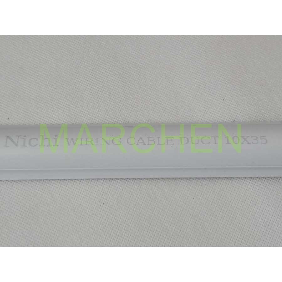 Kabel Duct Curve Oval 10x35 10 x 35 / Duct Kabel Lantai PUTIH