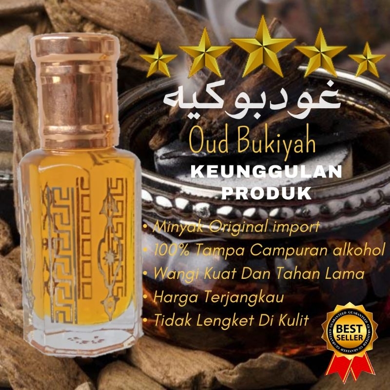 Parfum Oud bukiyah | Oud Bukiyah Bibit Murni | Minyak wangi Oud bukiyah
