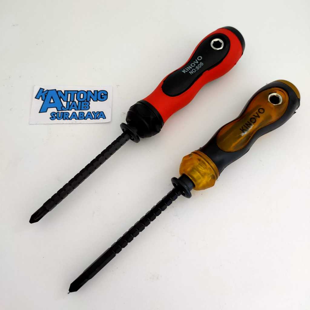 Obeng Bolak Balik  Kinovo 805 / 806 Obeng + - Magnet Obeng L Magnet Obeng Magnet Plus Minus