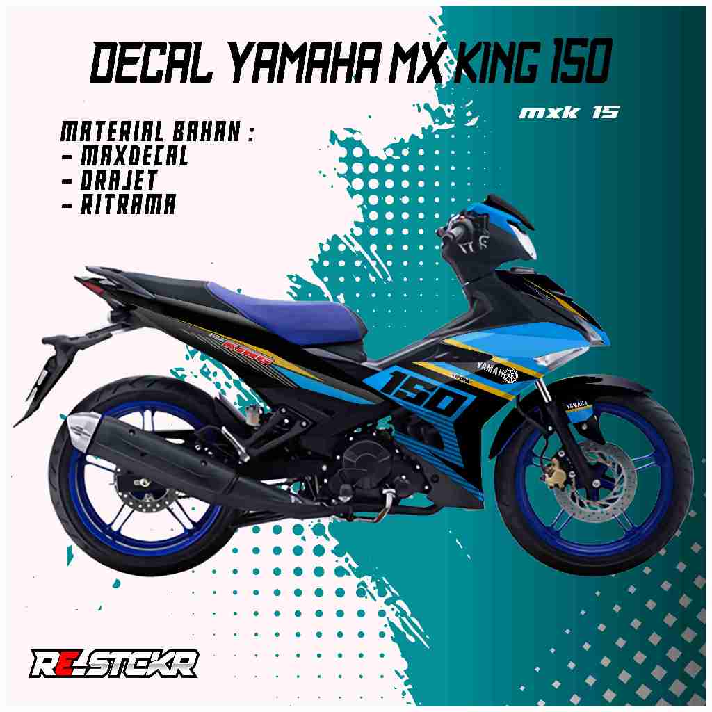 DECAL YAMAHA MX KING 150 2017-2022 DESIGN 15 STICKER MX KING 150