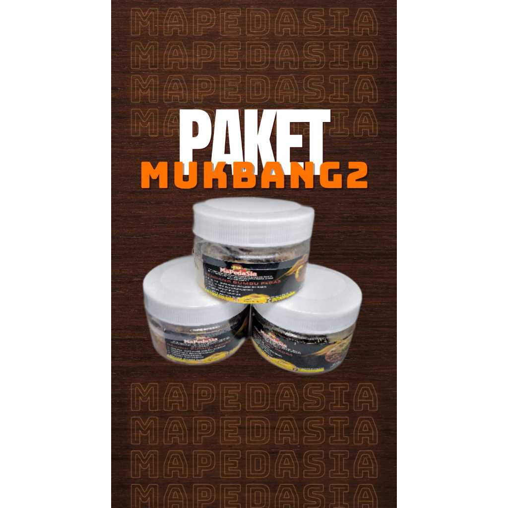 

PAKET MUKBANG 2 (rendang & daging bumbu pedas,oseng paru pedas)