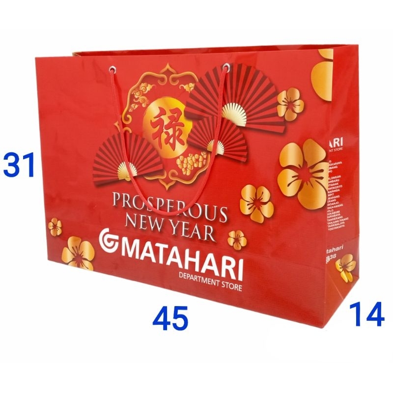 

PAPER BAG BESAR MATAHARI / SHOPPING BAG / PAPER BAG IMLEK BRANDED MENGKILAP
