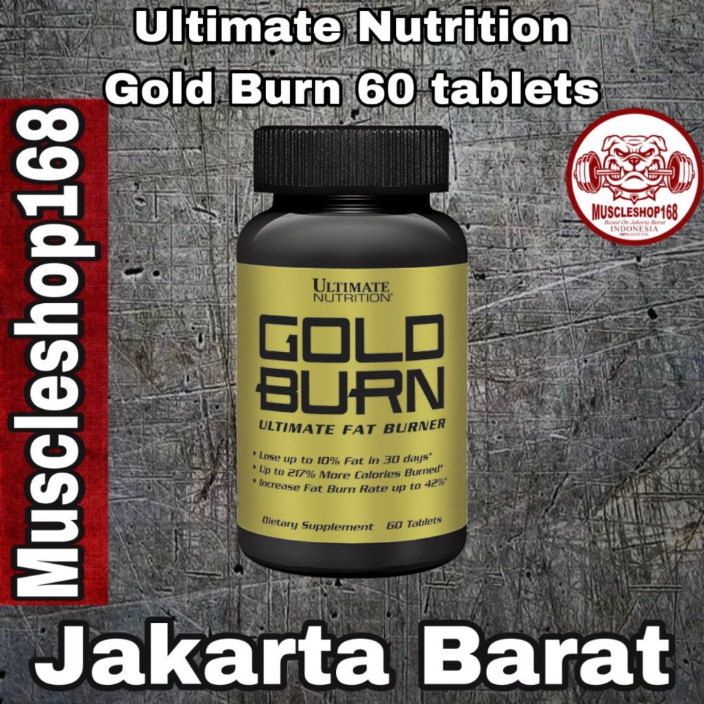 UN Ultimate Nutrition Gold Burn 60 Tablet Tabs Ultimate Fat Burner