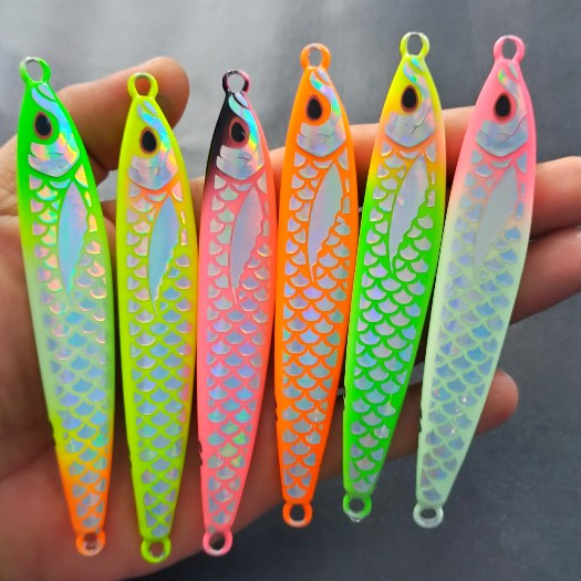 Metal Jig  Full GID 40 gram Motif Sisik