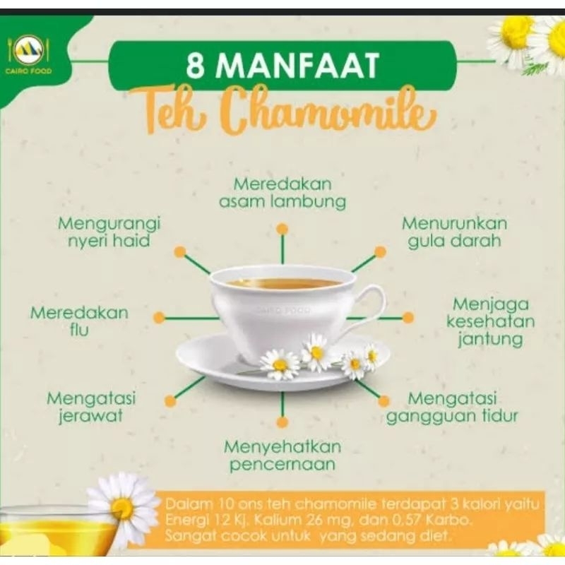 

AKEH Teh Chamomile : Chamomile tea isi 20 tea bag