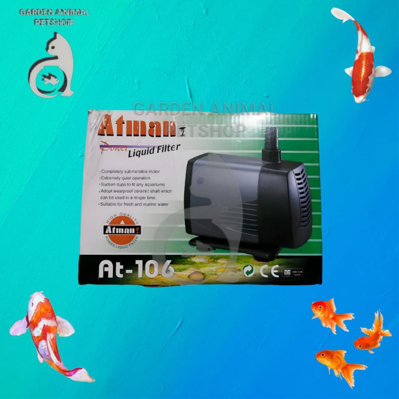 Pompa Aquarium/Kolam Ikan Atman AT-106