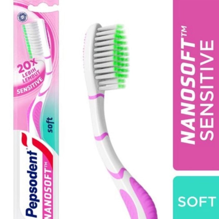 Pepsodent Sikat Gigi Sensitive Nano Soft 1 pcs