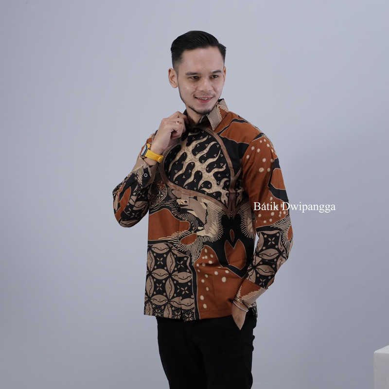 BRAHMA Kemeja Batik Solo Katun Premium
