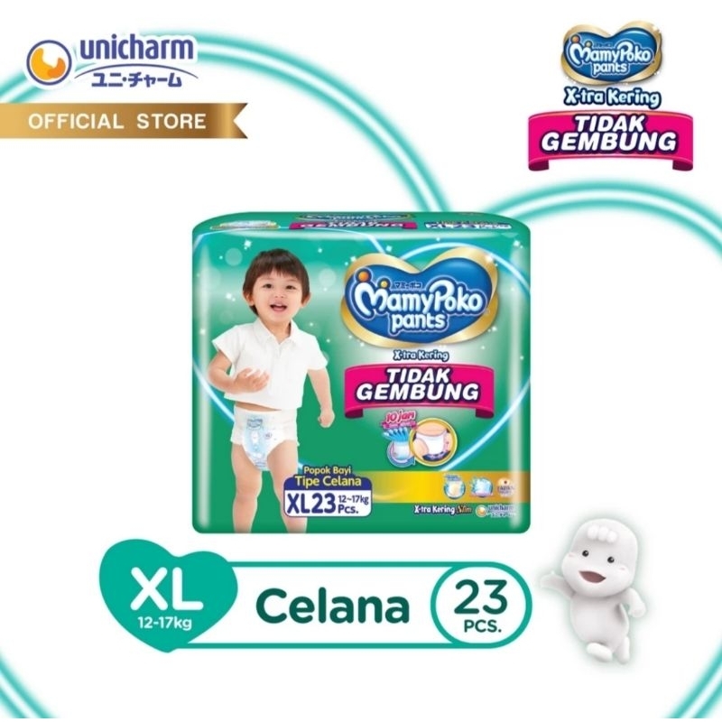 Mamypoko Popok Celana X-tra Kering Slim XL23