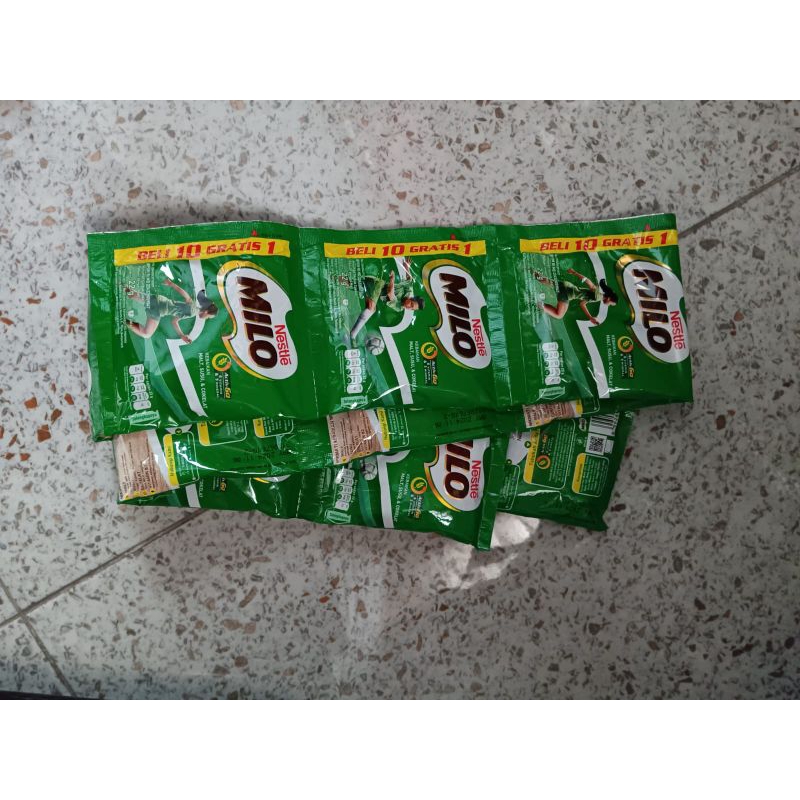 

nestle milo saset 22g ( 1 renceng 11 pcs )