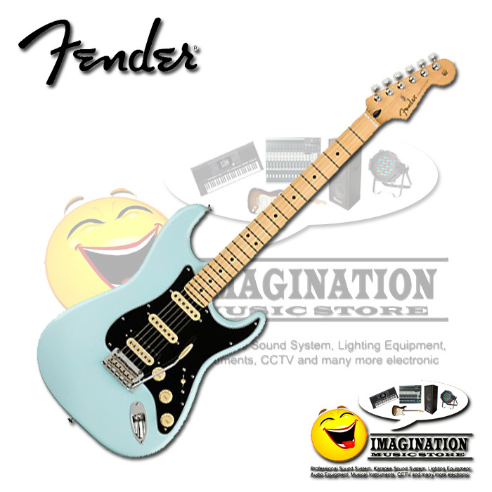 Fender Player HSS Stratocaster Electric Guitar - Sonic Blue with Maple Fingerboard