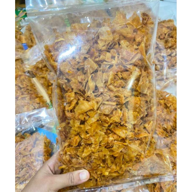 

Pikset Jadul Kripik Setan oleh-oleh Bandung isi 250gram Homemade Renyah Original dan Pedas