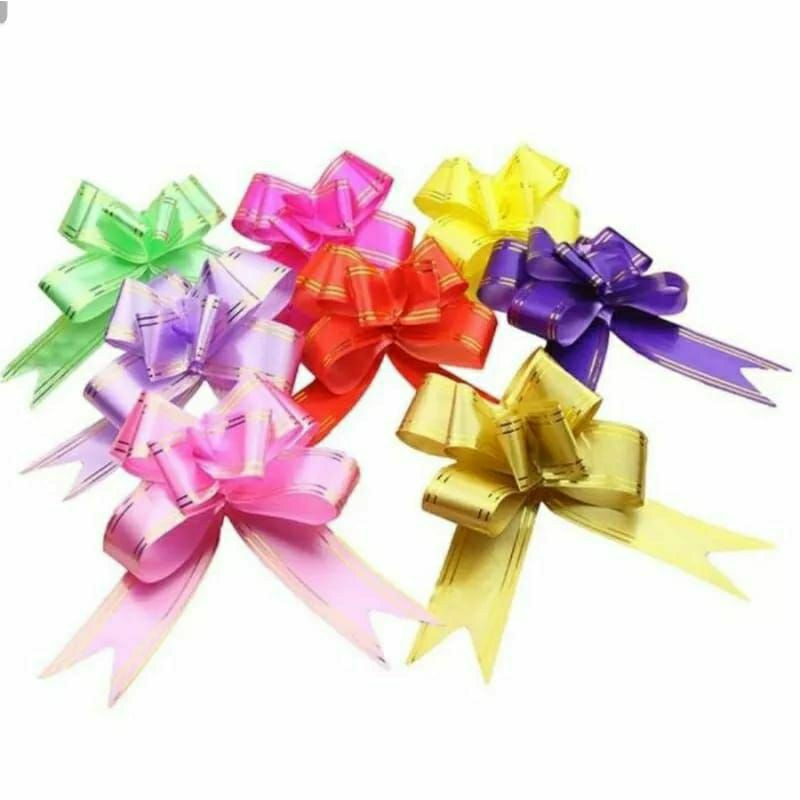 

Pita tarik serut hiasan souvenir kado list emas gold hias instan magic panjang pita jepang dekorasi parcel parsel bingkisan seserahan kecil mini ribbon slinger tansel pwrhiasan murah grosir pull flower bunga warna warni fancy aksesoris hampers gift