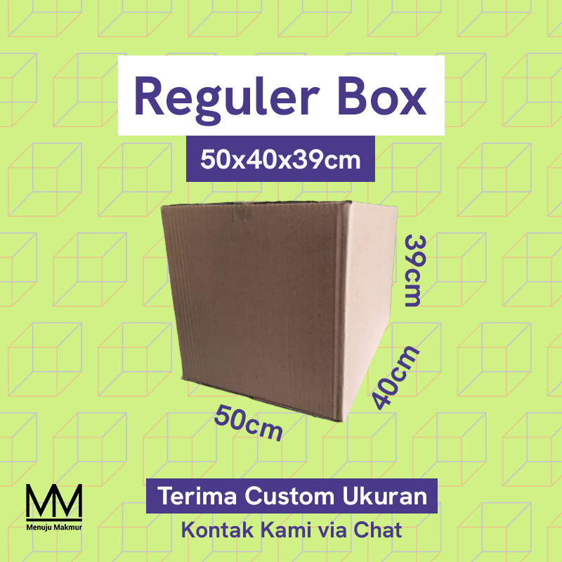 

Kardus Box Dus Polos Coklat Baru 50 X 40 X 39 CM
