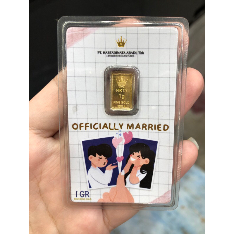 Mini gold 1 gram Officialy Married