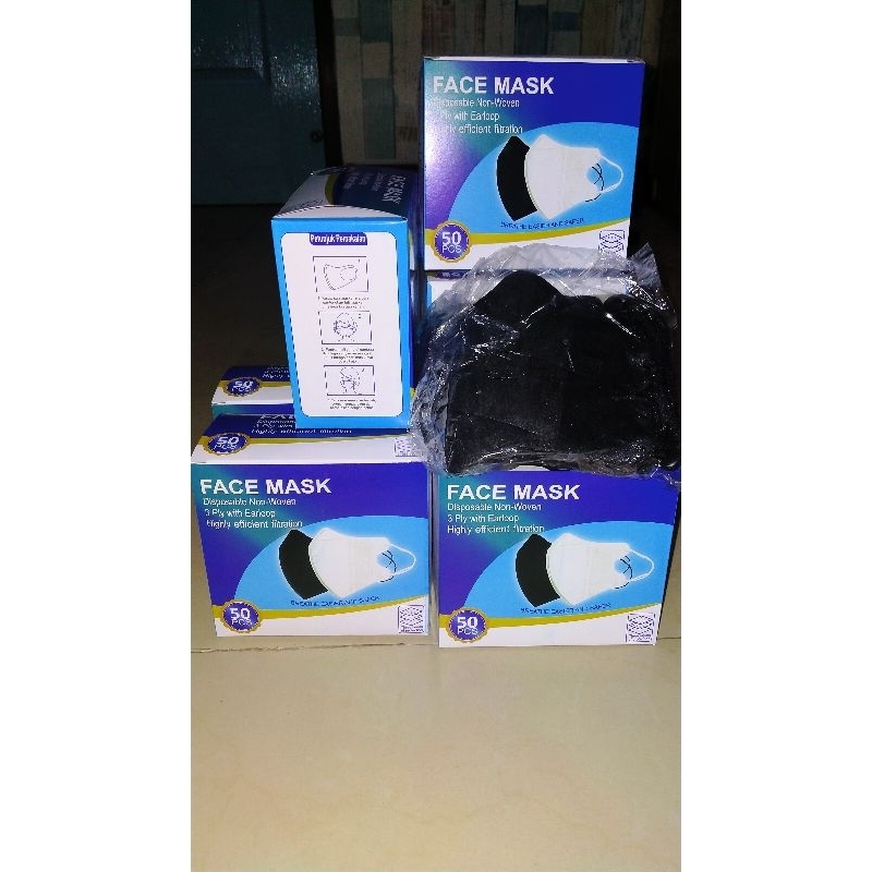 Masker Duckbill Murah warna hitam