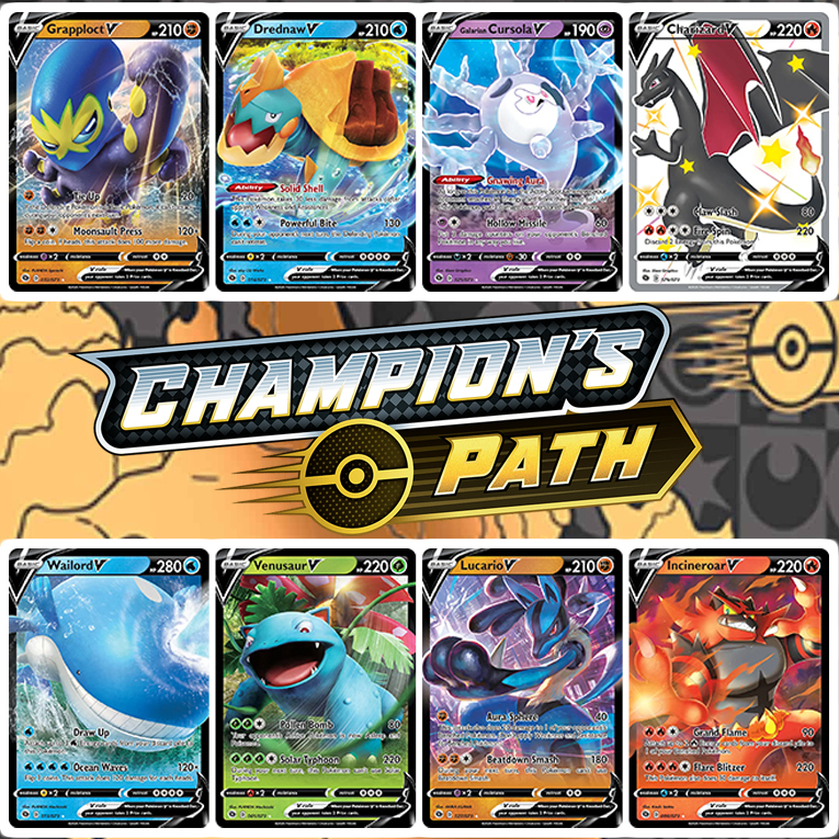 KARTU POKEMON TCG HOLOGRAM SPECIAL V - CHAMPION'S PATH