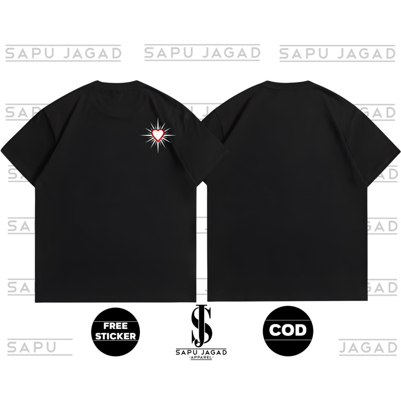 KAOS LOGO HATI BERSINAR PSHT/ KAOS PSHT KEPYAR/ KAOS LOGO PSHT SIMPLE /KAOS LOGO PSHT TERLARIS MURAH