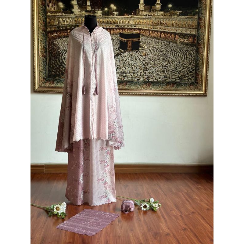 Mukena Traveling Mat Parasut Korea Premium