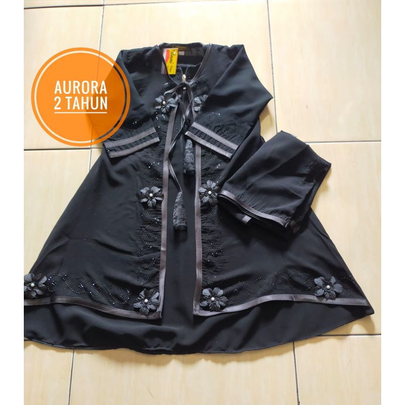 Setelan Gamis Anak Aurora by ummi collection