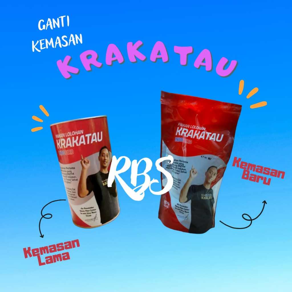 KRAKATAU PAKAN LOLOHAN MURAI BATU TROTOL BUBUR KRAKATAU ++ENZYM KUALITAS NYATA