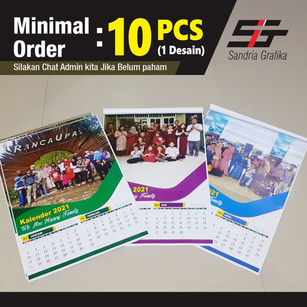 

Kalender Dinding 2025, 2 Bulanan/6 Lembar