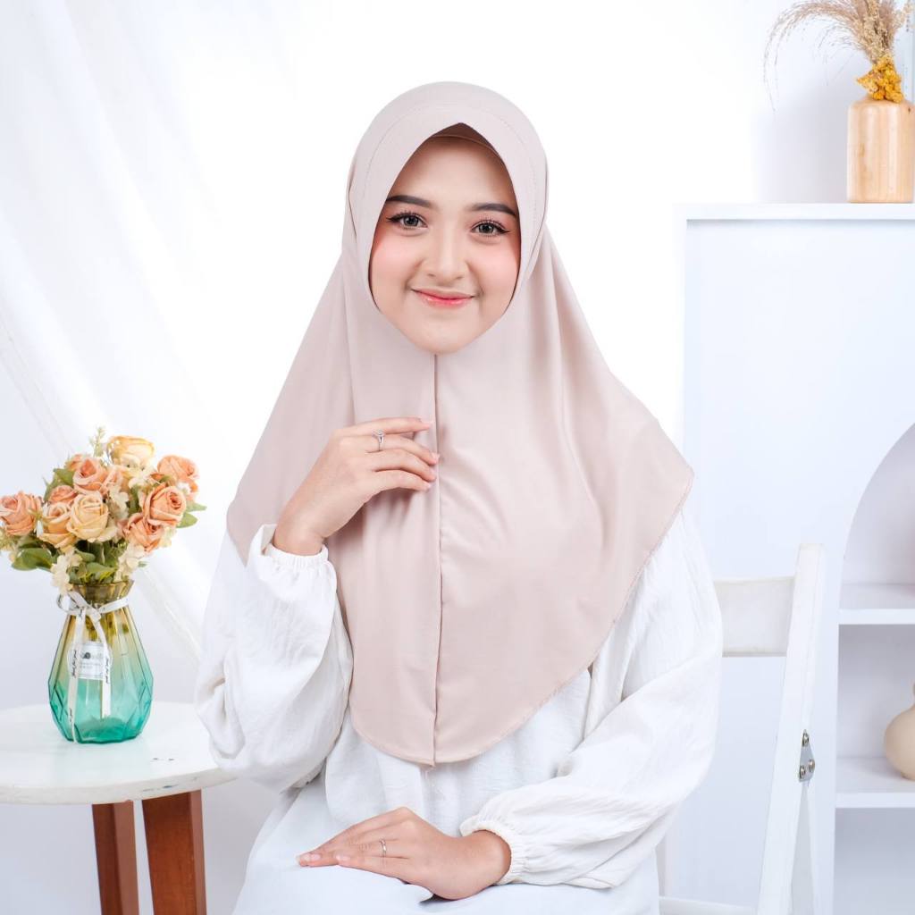 Muslim Hijab - Shafia Hijab Bergo Sport Instan Pet Antem Matt Jersey Premium Super