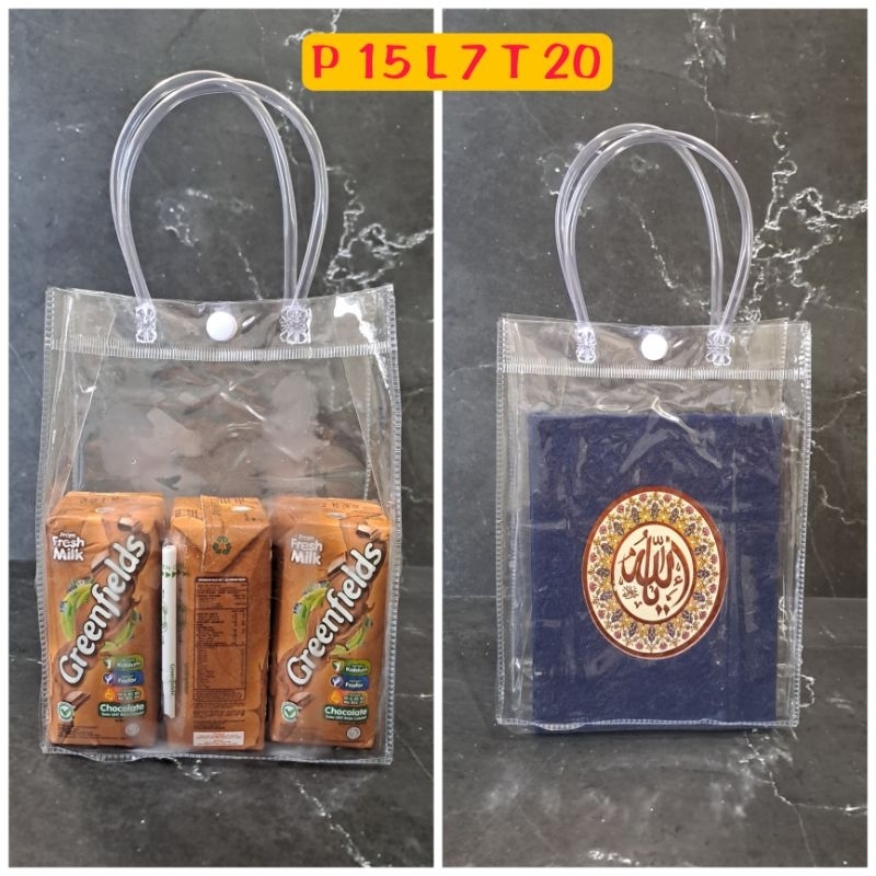 

TAS MIKA PVC TRANSPARAN|HAMPERS ULANG TAHUN IDUL FITRI