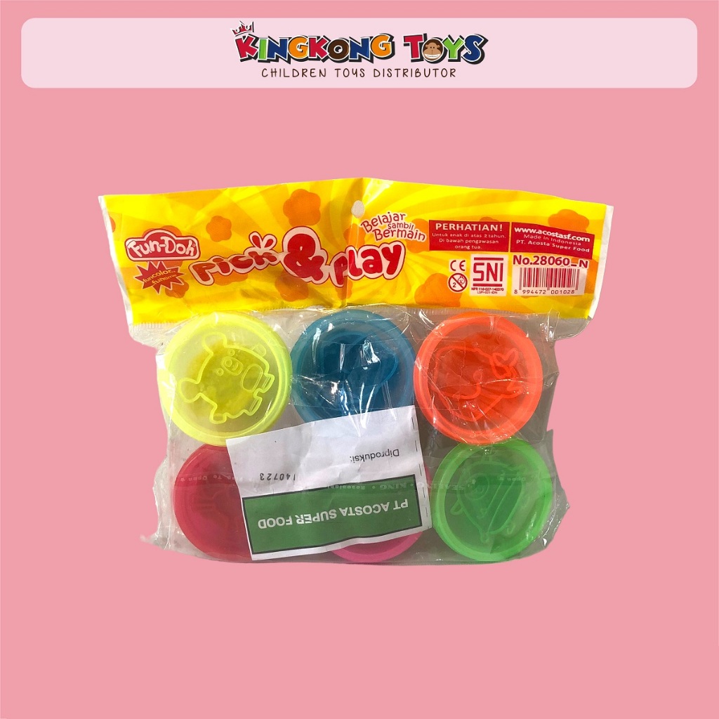 Mainan Fundoh Pick And Play / Mainan Fundoh 6Pcs / Mainan Edukatif Anak / 13070045