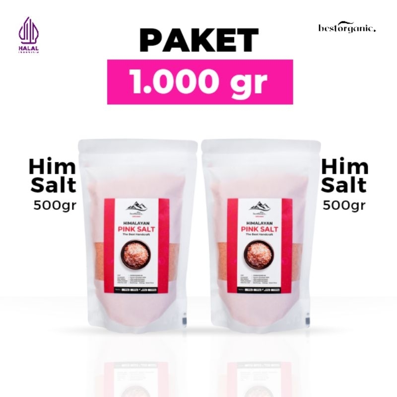 

Besthoney - Paket Himalayan Salt - Garam Himalaya Organik - Pink Salt