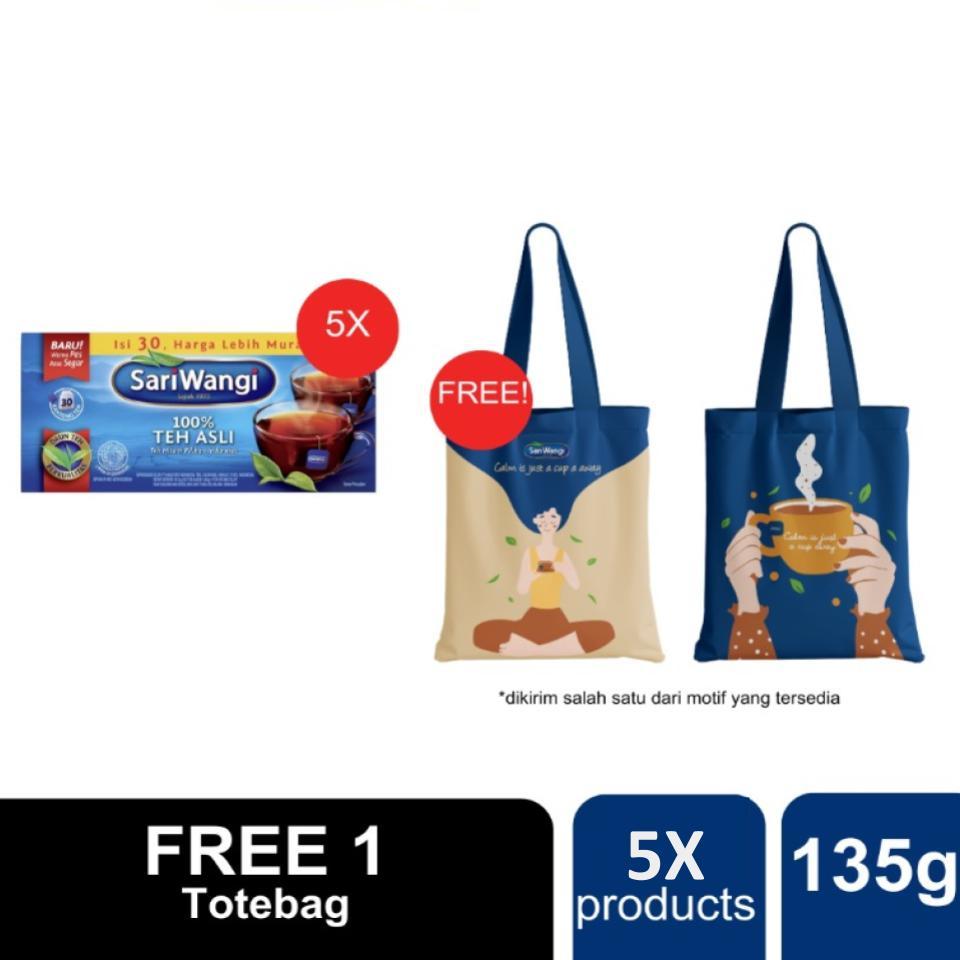 

Buy 5 Sariwangi TB30 Free Totebag