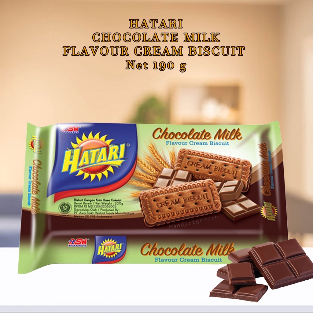 

Biskuit Flavour Cream * Hatari Chocolate Milk * Rasa Choco