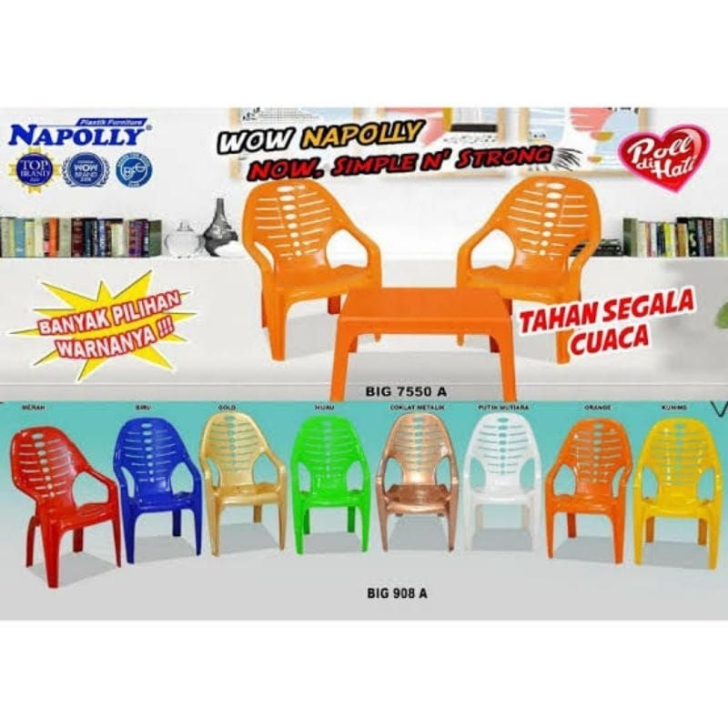 KURSI PLASTIK NAPOLLY BIG