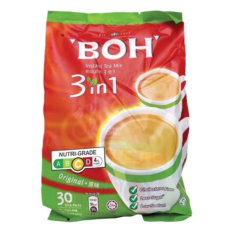 

BOH 3 in 1 Instant Tea Mix - Original 30 x 20g