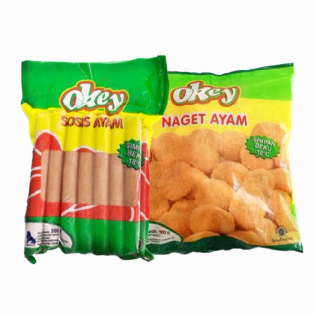 

PAKET HEMAT OKEY (Sosis 500gr+Nugget 500gr)