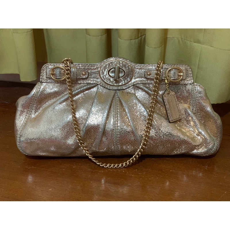 Preloved Bag Coach Original Outlet USA Tas Pesta Cluch