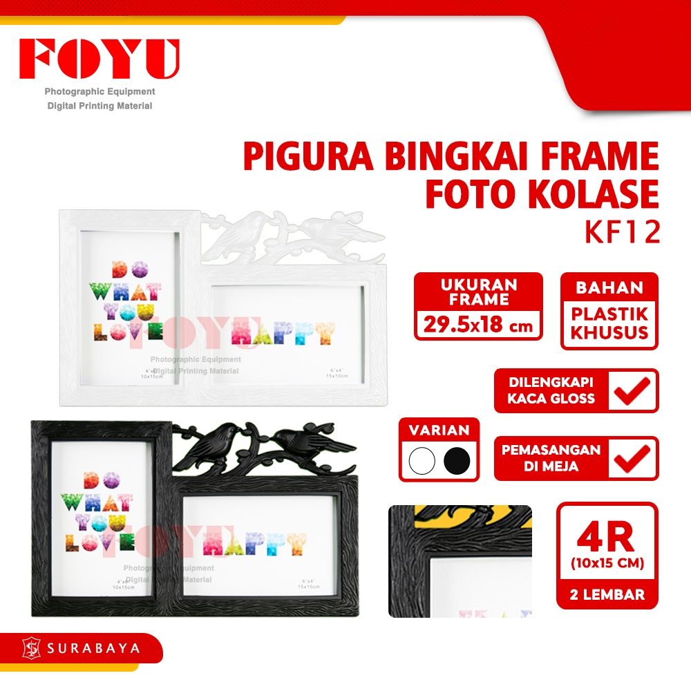 Pigura Bingkai Frame Foto Kolase Multi Photo KF12