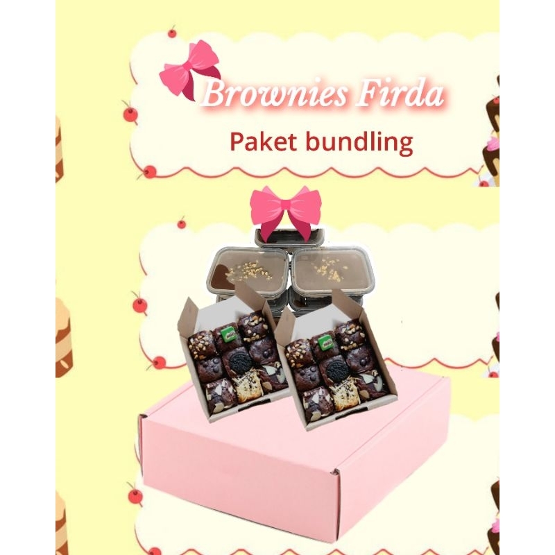 

Paket Bundling fudgy brownies+ brownies lumer