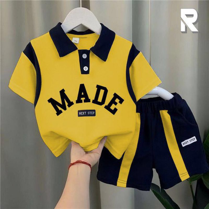 Setelan polo made untuk usia 1-5 tahun setelah terbaru dsstore11