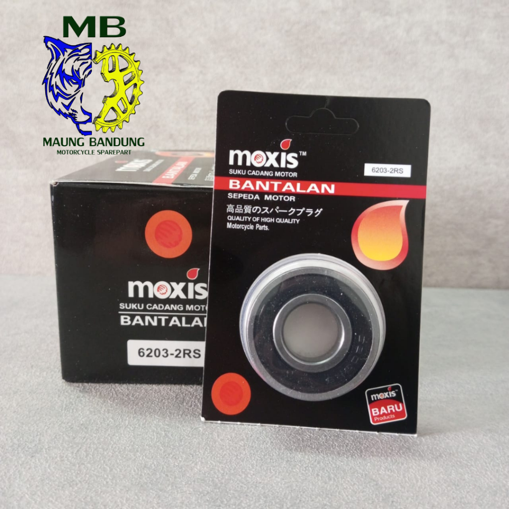 LAHER 6203 2RS MURAH (HARGA PER BOX ISI 10PCS) BEARING 6203 2RS BANTALAN RODA 6203 2RS VIRGO RJK MOX