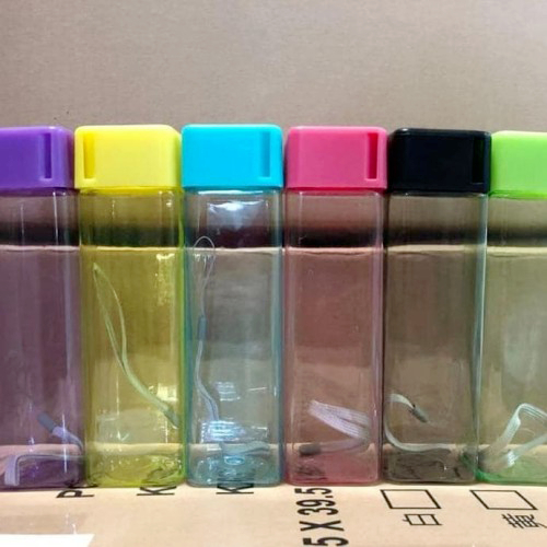 Botol Minum Kotak Unik / My Bottle Kotak Polos Termurah BPA FREE