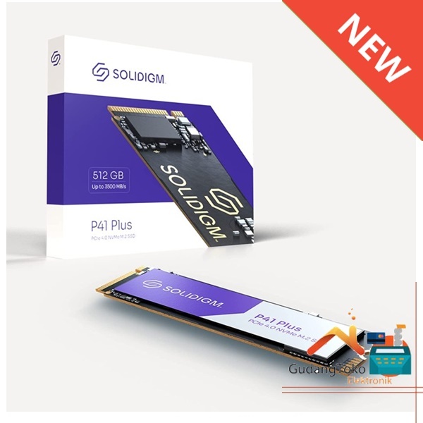 SSD SOLIDIGM P41+ 512GB -P41 Plus M.2 NVMe PCIe Gen 4.0 New