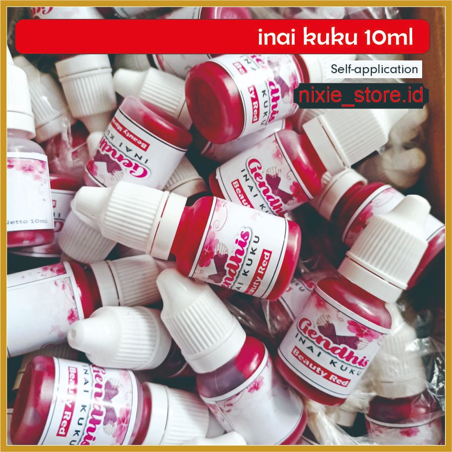 INAI KUKU HENNA KUKU HENA TAHAN LAMA MUSLIMAH PACAR KUKU PACAR ARAB 10 ml