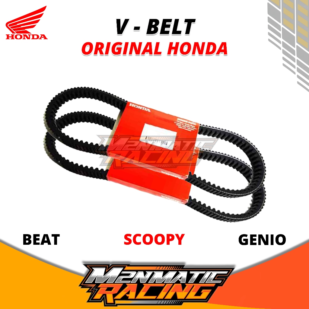 VBELT GENIO V-BELT BEAT DELUXE RACING VANBEL SCOOPY NEW ORIGINAL CUSTOM HONDA